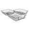 Wire Desk Tray Organizers for Letter-Size Paper, Black Baskets for Classroom, Versatile Storage Solution (3 Pack)